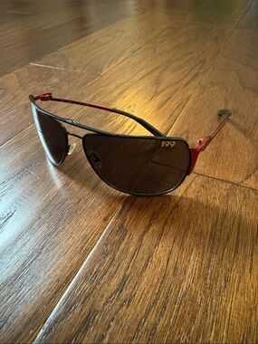 Smith Foley Pastrana Signature Sunglasses Red/Black with Case